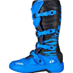 ONeal 3SRS MX Zebra, Stiefel - Schwarz/Blau - 49 EU