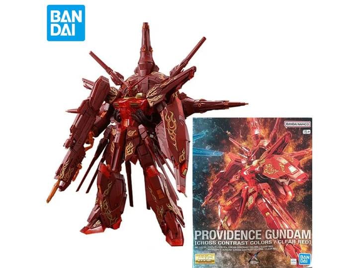 Bandai Original MG 1/100 GUNDAM PROVIDENCE GUNDAM clair ERD modèle Kit Anime Action combattant assemblage modèle Collection jouets cadeaux