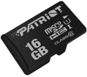 Patriot Memory LX Series 16GB microSDHC UHS-I U1 Class 10 Memory Card (PSF16GMDC10)