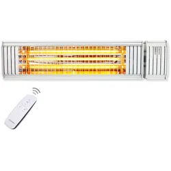 VASNER Appino 20 Infrarot Heizstrahler 2000 Watt Infrarotstrahler Weiß für Outdoor, IP65 nässegeschützt