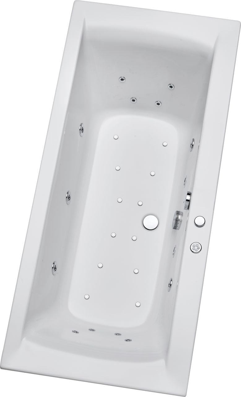 Ottofond Whirlpool-Komplettset Rosa 170 x 80 cm weiß