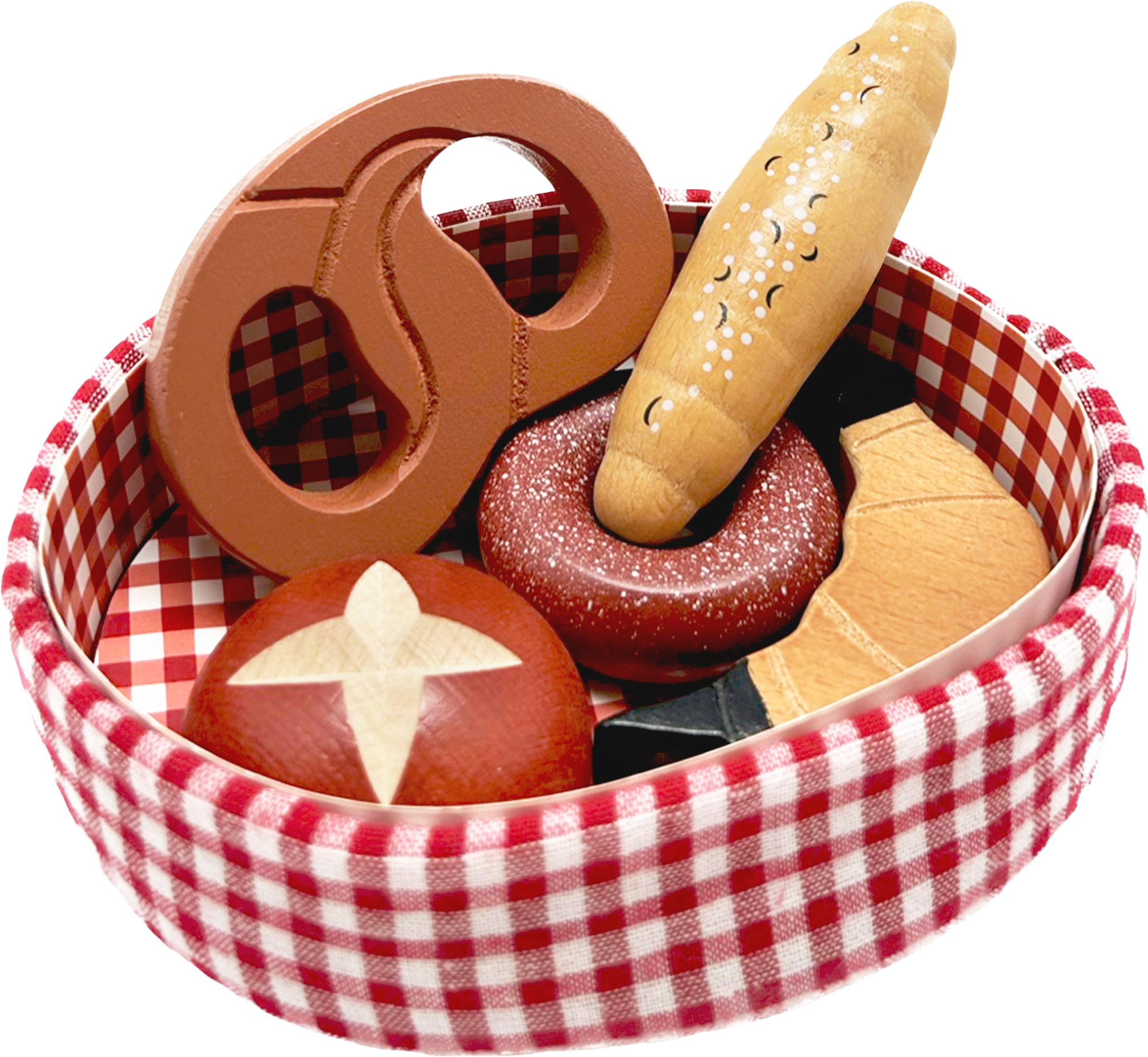 Spiellebensmittel TANNER "Hofladen-Set", braun (bunt), Kaufladensortimente, Kinder, Holz, Spiellebensmittel