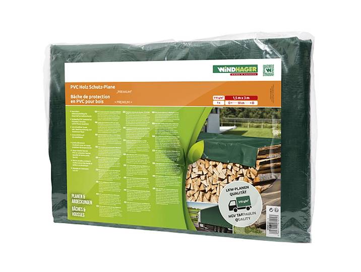 Windhager PVC Holz Schutzplane Premium 3 × 1.5 m