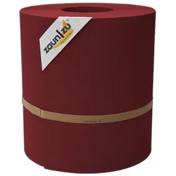 zaun zu® Sichtschutzstreifen Premium Maxi für Doppelstabmatten 24cm hoch Bordeauxrot 26m