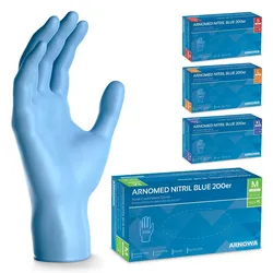 Arnomed Nitril Blue 200Er Größe L 200 ST