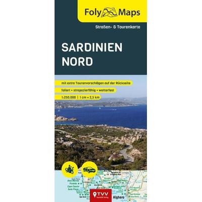FolyMaps Sardinien Nord, Karte von , TVV Touristik-Verlag GmbH, 978-3-96599-050-0