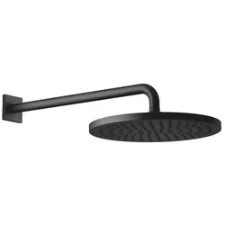 Dornbracht Regenbrause mit Wandanbindung SERIENSPEZIFISCH Schwarz matt - 300 mm