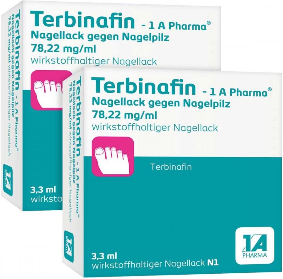 Terbinafin 1 A Pharma® - Ihr Nagellack gegen Nagelpilz