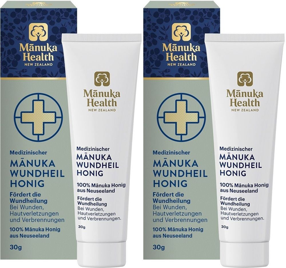 Manuka Health (Mānuka Health) Manuka Health Wundheilhonig Tube 2x 2x30 g