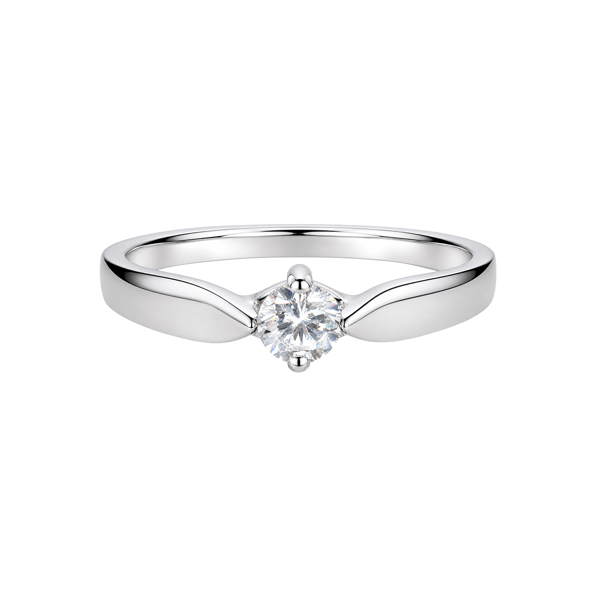 Jacques Lemans Ring Solitär Sterlingsilber mit Zirkonia