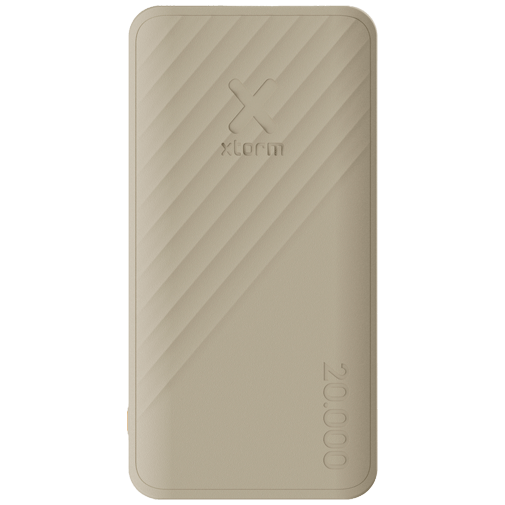 Xtorm Go2 USB-C Schnellladegerät Powerbank 20.000mAh Beige