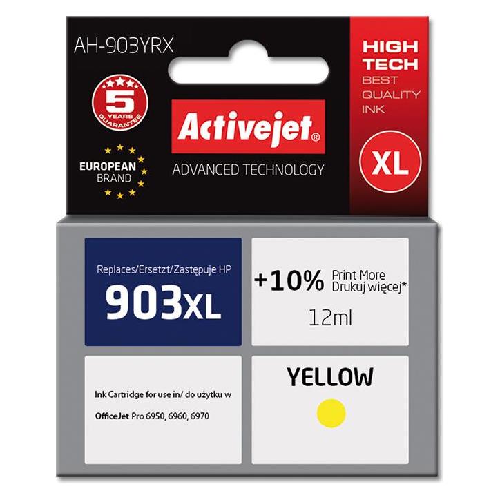 Activejet AH-903YRX - Tinte auf Pigmentbasis - Gelb - HP - OfficeJet Pro 6950 - 6960 - 697 (Y) (AH-903YRX)