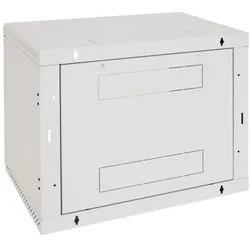 Triton RBA-15-AS6-CAX-A1 - 19" Wandverteiler, einteilig, 15 HE, 595 mm Tiefe (15 HE, 19 Zoll Rack), Serverschrank, Weiss