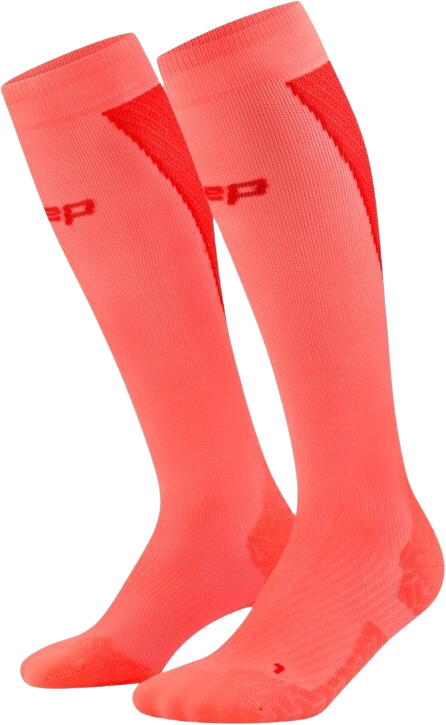 CEP Core Run Ultralight 4.0 Laufsocken Damen Neon Coral/Red Gr. 2