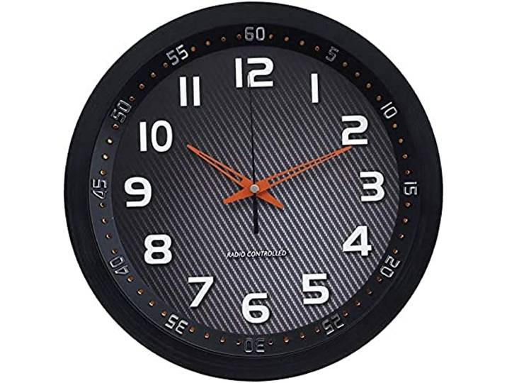 Technoline WT 8972 Funkwanduhr, schwarz-amber