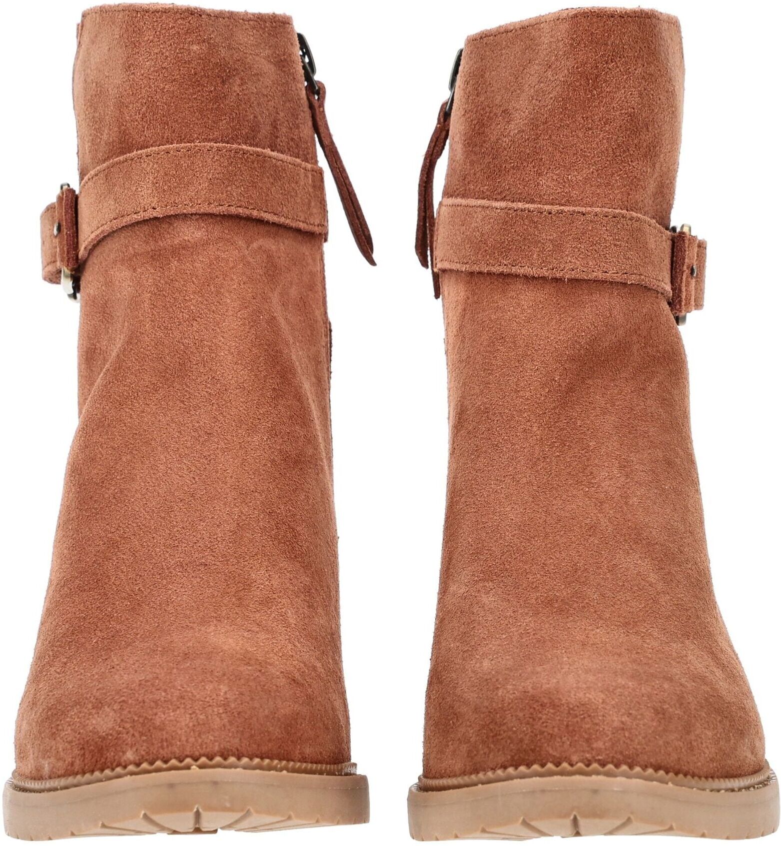 Stiefelette TOMS "TOMS Stiefelette Leder", Damen, Gr. 42, braun, Leder, Schuhe Stiefelette