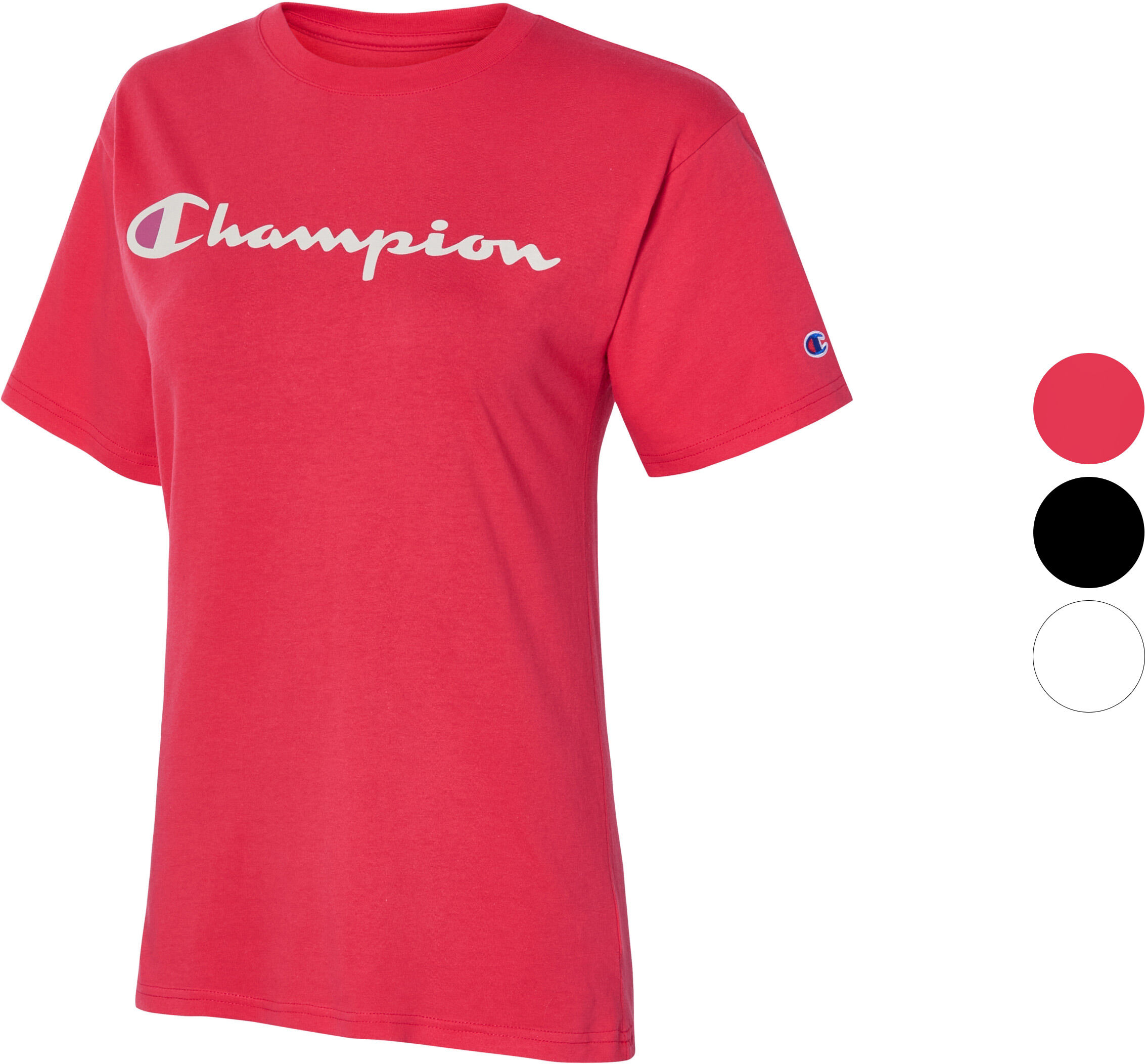 CHAMPION Damen T-Shirt aus reiner Baumwolle