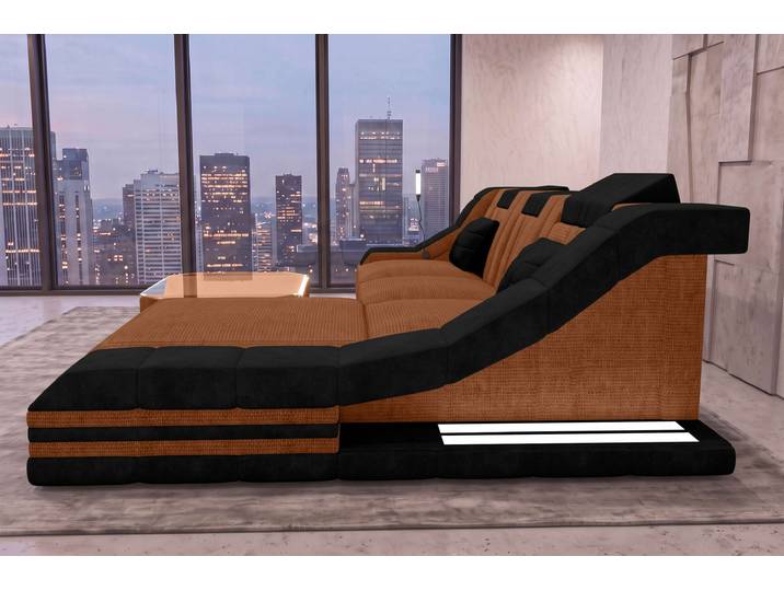 Ecksofa Turino L Form Stoffsofa