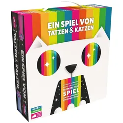 Asmodée EXKD0004 - Ein Spiel von Tatzen & Katzen - Figurenspiel, für 2 Spieler, ab 7 Jahren (DE-Aus (Deutsch, 2 Spieler)