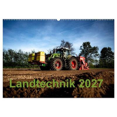 Landtechnik 2027 (Wandkalender 2027 DIN A2 quer), CALVENDO Monatskalender