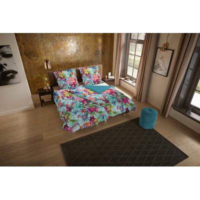 Wendebettwäsche "Miray", bunt (multi), B/L: 135cm x 200cm, 1 Stk., 1 Stk., Microfaser, B/L: 80cm x 80cm, 2, Microfaser, Obermaterial: 100% Polyester, PURE LUXURY COLLECTION, Bettwäsche, Wendebettwäsche, Mikrofaser, Pflegeleicht, Reißverschluss,...