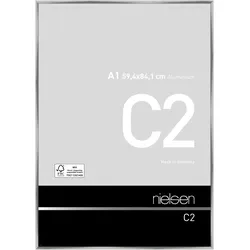 Nielsen Aluminium-Bilderrahmen C2  Silber / 59,4 x 84,1 (A1)