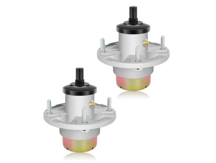Spindel für Rasenmäher Für John Deere X330 X350 X354 Z535M Rasentraktoren Dornbaugruppe 2er-Pack Rasenmäherspindel Teilenummer AM144608 Rasenmäher Spindelbaugruppe