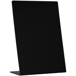Europel Tischaufsteller Kreidetafel, 356286, A5, aus Kunststoff, L-Form, einseitig