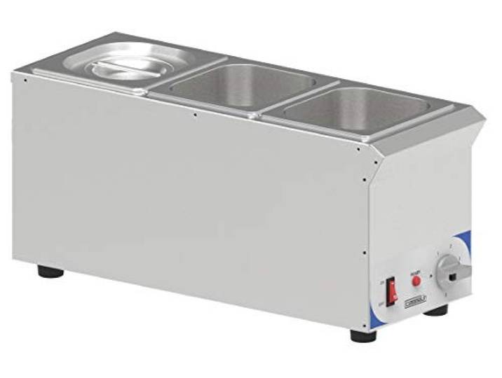Casselin CBMS316V - Bain Marie à Sauce 3 X GN 1/6 Compact CBMS316V