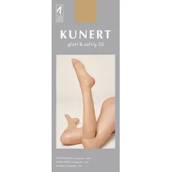 Kunert Glatt & Softig 20 Kniestrumpf 3er Pack | 39-42 (II) | Teint (KU-3520)