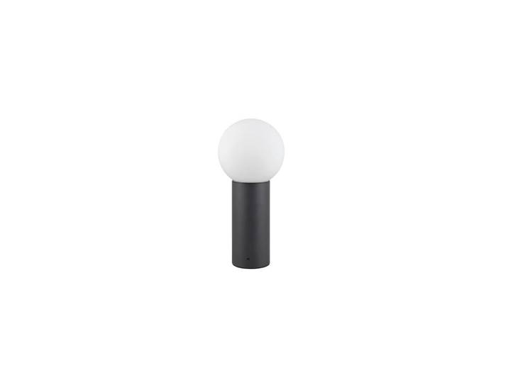 Trio Leuchten Wegeleuchte Mures, Anthrazit, Weiß, Metall, Glas, 40 cm, Lampen & Leuchten, Außenbeleuchtung, Wegbeleuchtung, Wegeleuchten