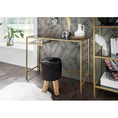Sideboard PAROLI, gold, B:100cm H:74cm T:36cm, Sideboards, Sideboard, Grauglas