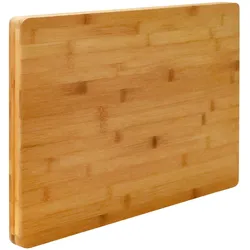 eyepower 3 cm dickes XL Schneidebrett 50x35cm Bambus Holz Schneidbrett Holzbrett Küche