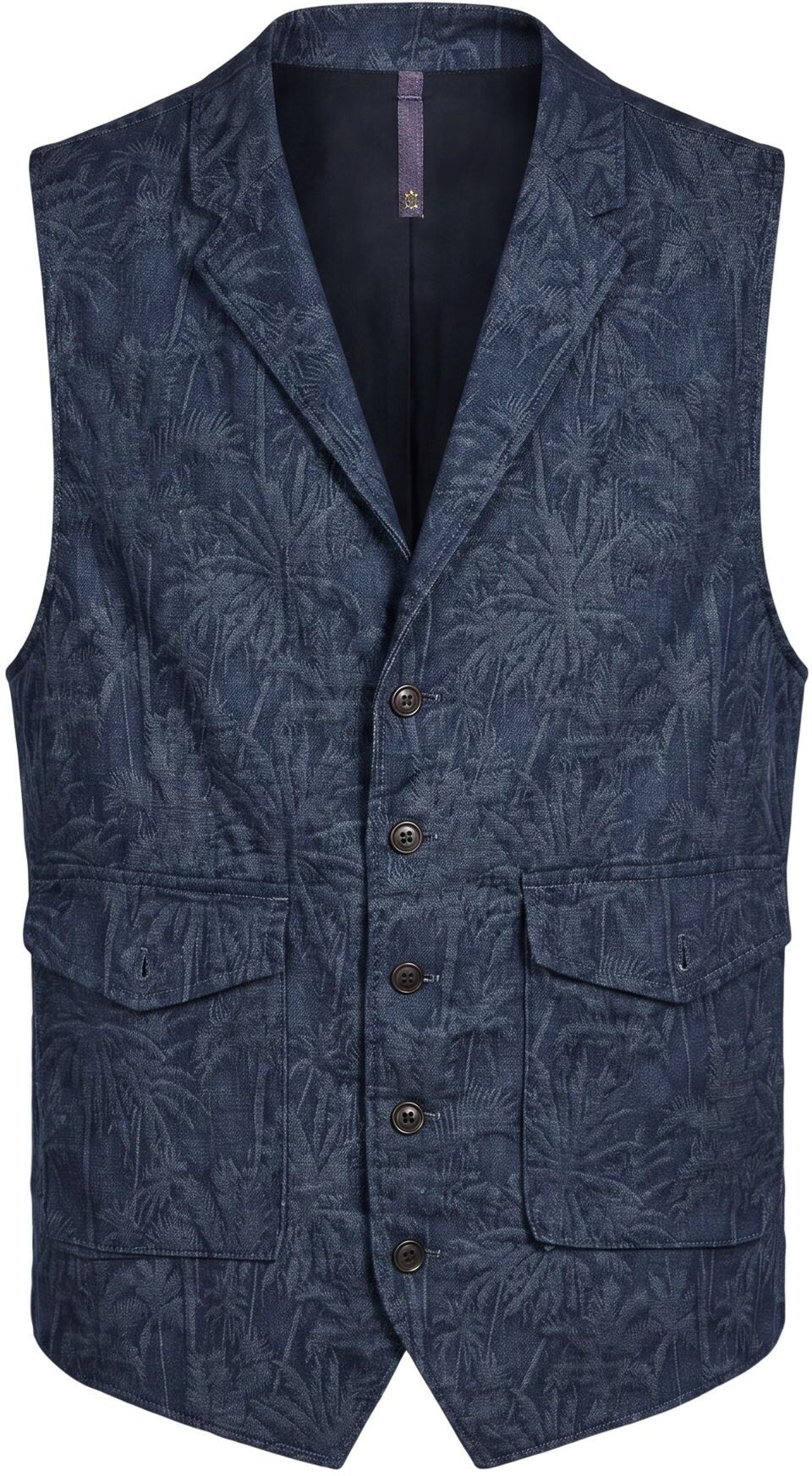 Montedoro Chaleco sartorial Hombre Azul marino L Hombre