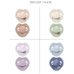 Difrax, Nuggi, 2 Nuggi Dynamic PRIME 0/6M (farblich assortiert) (2x, 0 - 6 Monate)