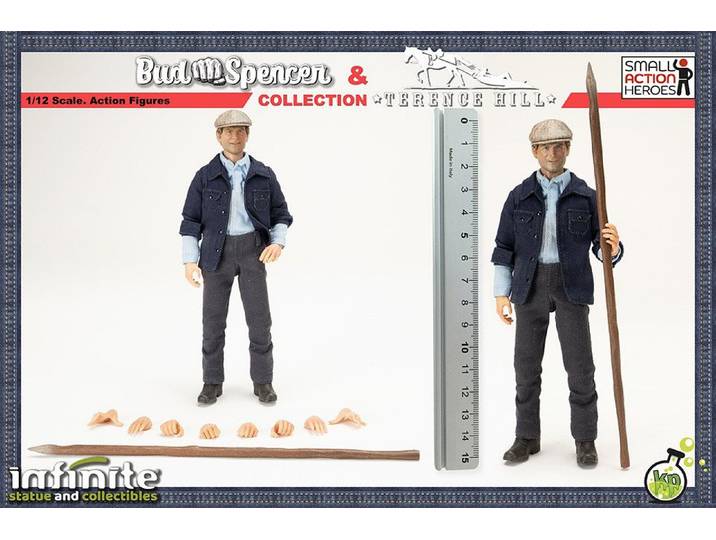 Infinite Statue Actionfigur SMALL ACTION HEROES ZWEI WIE PECH UND SCHWEFEL TERENCE HILL 1/12 ACTIO
