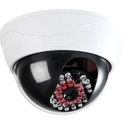 N DUMCD20WT - Dummy-Überwachungskamera, Dome, IP44, weiß