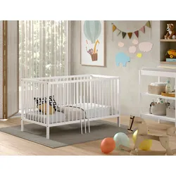 Kinder-/Juniorbett Dino ca. 70x140 cm Weiß