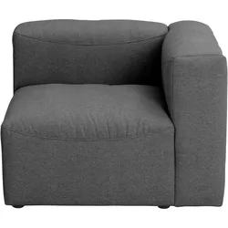 SOFA Element Armlehne rechts Kattrina Flachgewebe anthrazit