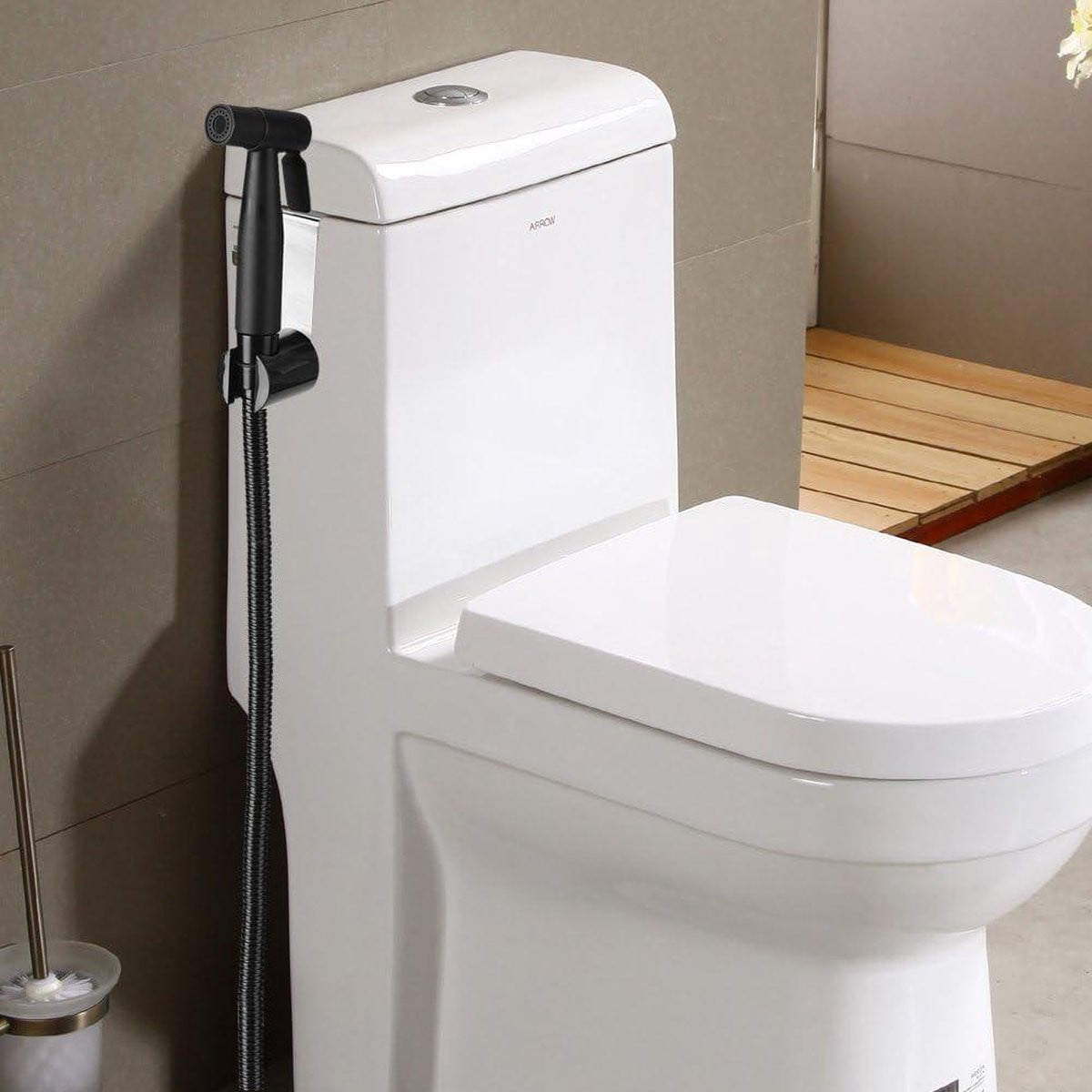 Handdouche set van roestvrij staal voor badkamer en toilet, handheld bidet en luier reinigingssprayer