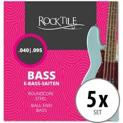 Rocktile E-Bass-Saiten 5er Pack