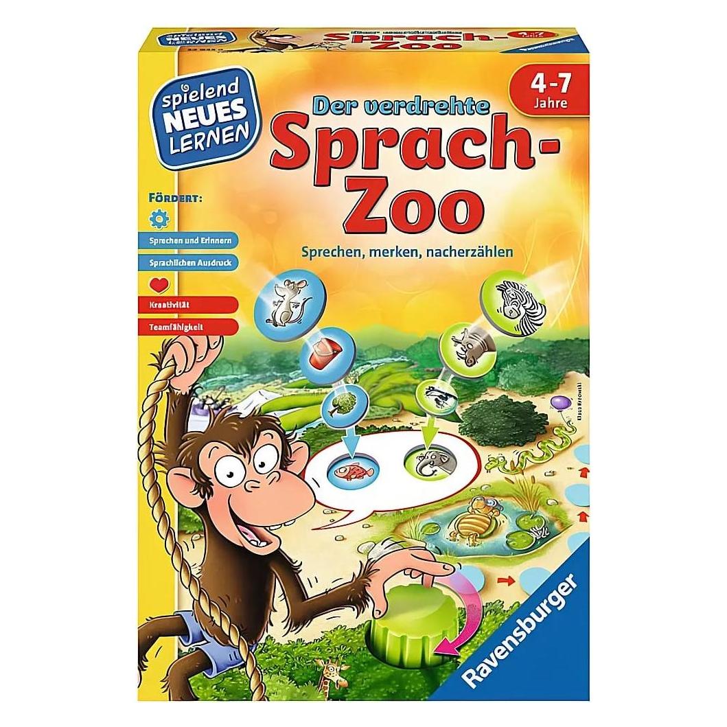 Ravensburger Der verdrehte Sprachzoo (Deutsch, 4 - 5 Jahre) (24945)