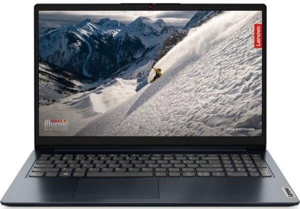 Lenovo Ideapad 1, 15,6” Notebook, Sort