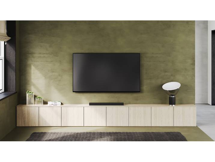 Massivholz Lowboard - TV-Sideboard mit vielen Optionen Eiche Weiß geölt