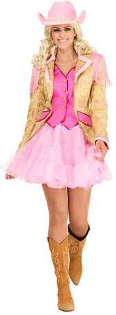 buttinette Jacke "Cowgirl" für Damen, rosa/gold