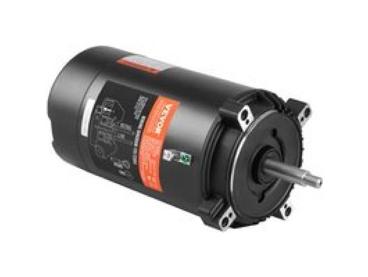 VEVOR 0,75 PS Poolpumpenmotor, 56J Rahmen, 115V(8 Ampere)/230V(4 Ampere) 3450 U/min, 60Hz, 1.5 Betriebsfaktor, 80μF/250V Kondensator, CCW Rotation Rundflansch Ersatzmotor