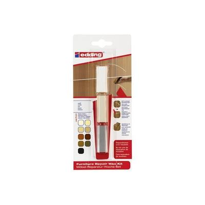 Edding 8901 4-8901-1-4049 Möbel-Reparaturwachs-Set Weiß