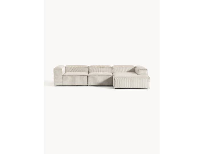 Modulares Ecksofa Lennon (4-Sitzer) aus Cord