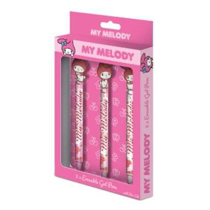 Pyramid Sanrio Stylo gel effaçable Pack de 3 My Melody (SR2510533)