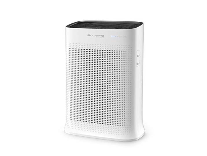 Rowenta Purificateur d’Air Pure Air Nanocaptur+\, Silencieux\, Automatique\, 4 niveaux de filtration\, Traitement des allergènes et particules fines PU3040F0\, Blanc